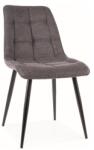 SIGNAL MEBLE Étkezőszék CHIC BREGO | sötétszürke (CHICBRCCSZ)