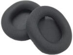 FixPremium Csere fülpárnák SteelSeries Arctis fejhallgatóhoz, Memóriahab + Szövet, Fekete, 1 pár