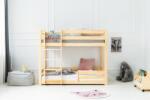 Adeko Pat de copii supraetajat Mila Classic cu barieră - natural