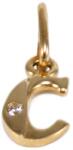 Ékszershop Köves C betű arany medál (1315338)