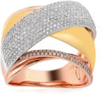 Heratis Forever Arany háromszínű gyűrű gyémántokkal 0, 840 ct IZBR123R