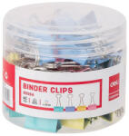 DELI Binder csipesz DELI 19 mm színes 40 darabos (DEL08555) - papir-bolt