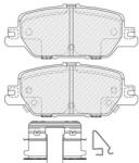 FERODO Set placute frana FERODO FDB4961 (FDB4961)