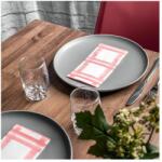 Mapelor Textúrált szalvéta 30x40 cm 1/6 hajtás 50 lap/csomag - Napoles piros