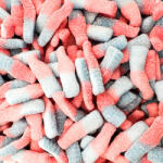 Cukigumi Savanyú Tutti-Fruttis Palackok Gumicukor 100g