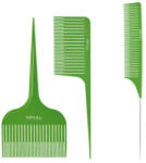 BIFULL Set 3 pieptenii BALAYAGE - VERDE (BFPEI44558)