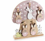 Decorer Decoratiune Ciuperca cu 20 figurine suspendabile model Iepurasi 27x6x30 cm (A51.44.02)