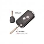 ALM Carcasa cheie telecomanda 2 butoane compatibila Peugeot / Citroen (ALM TCT-5690)