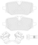 FERODO Set placute frana FERODO FDB5561 (FDB5561)