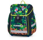 KARTON P+P Iskolai hátizsák PREMIUM LIGHT Playworld zöld-barna (9-12325)