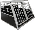 Juskys Lada din aluminiu pentru caini XL