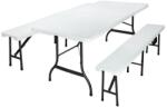 Deuba Set pentru bere 183 cm - alb
