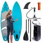 Extralink SUP deszka, 320 cm, felfújható deszka és evező, készlet