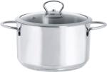 Metalac Oala 3.8l cu capac din sticla Kulinaria Metalac inox/20cm/3.8l (145158)