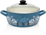 Metalac Cratita 5l cu capac sticla Cooking Delight Metalac email/24cm/5l (354008)