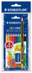 STAEDTLER színes ceruza készlet 12 DB/SET + 1 radír 52653 és egy ceruza (TS61SET6)
