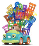  Elemes kisteherautó 48db székkel (299Y)