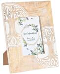 DKD Home Decor Fényképkeret, DKD Home Decor, Fa, 20 x 2 x 25, 5 cm, Fehér/barna (r0000314334)