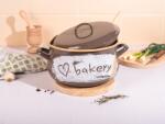 Metalac Oala 5.3l cu capac Bakery Metalac email/22cm/5.3l (380996)