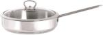 Metalac Tigaie 2.4l cu capac din sticla Kulinaria Metalac inox/24cm/2.4l (145159)