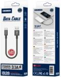 Jellico kábel B28 USB-C 3.1A 0.3M Fekete