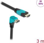 Delock HDMI 2.1 Összekötő Fekete 3m 86993 (86993)