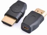 PremiumCord Micro HDMI Átalakító Fekete 3cm kphdma-26 (kphdma-26)