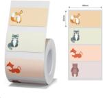 NIIMBOT A2A28431502, 40x20mm, 320db, Állatok, színes önragasztó címkék (A2A28431502)