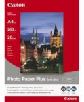 Canon Photo Paper Plus Semi-Glossy 1686B018, 260 g/m2, 8x10", 20x25cm, 20db, félig fényes, szatén, fehér, fotópapír (1686B018)