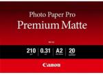 Canon Photo Paper Premium Matte PM-101 8657B017, 210 g/m2, 16.54x23.39", A2, 20db, sima, matt, fehér, fotópapír (8657B017)