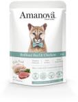  AmaNova Cat GF Pouch P14 Brilliant Beef & Chicken 85g
