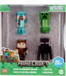 Jada Toys Set 4 figurine metalice Minecraft, 6.5 cm Figurina