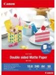 Canon Matte Photo Paper MP-101D 4076C005, 240 g/m2, A4, 50db, matt, tintasugaras, fehér, fotópapír (4076C005)