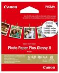 Canon Photo Paper Plus II 2311B070, 265 g/m2, 3.5x3.5", 8.89x8.89cm, 20db, fényes, négyzet, fehér, fotópapír (2311B070)
