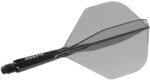 Cuesoul Fluturas si tija darts Cuesoul ROST 77 transparent negru, fluturas Big Standard Wing si tija scurta (CS165898)
