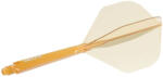 Cuesoul Fluturas si tija darts - Cuesoul ROST 77, portocaliu transparent, fluturas Big Standard, tija lunga (CS166086)