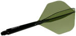 Cuesoul Fluturas si tija darts Cuesoul ROST 77 transparent verde, fluturas Big Standard Wing si tija lunga (CS165966)