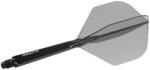 Cuesoul Fluturas si tija darts Cuesoul ROST 77, negru, fluturas Small Standard Wing, tija medie (CS166338)