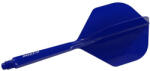 Cuesoul Fluturas si tija darts Cuesoul ROST 77 Solid albastru, fluturas Small Standard Wing si tija lunga (CS166390)