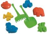 ALLTOYS Homokozó forma készlet + lapát és gereblye (H067967)