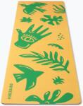 FORCEBAND Covoraș de yoga/fitness FORCEBAND Energy Yellow 4 mm green/yellow