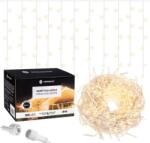 SPRINGOS Fényfüggöny 300 LED füzér, 12 m, meleg fehér