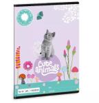 Ars Una Cute Animals: caiet cu linii -clasa 1, 14 - 32, A5 (53583680)