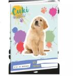 Ars Una Golden Retriever mintás négyzethálós füzet - A/5-ös