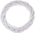 4-Home Elemetary fehér fonott koszorú, átmérő 20 cm, fehér