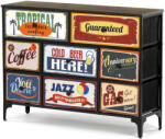 Autronic Vintage komód, 103 x 30 x 78 cm