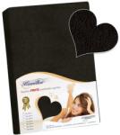 Bellatex frotté lepedő, fekete, 200 x 220 cm, fekete, 200 x 220 cm