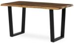 Autronic Étkezőasztal 140 x 80 cm, régi fa, sötétbarna