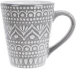 4home Ethnic kőagyag bögre, 300 ml, szürke, szürke