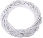 4-Home Elemetary fehér fonott koszorú, átmérő 30 cm, fehér